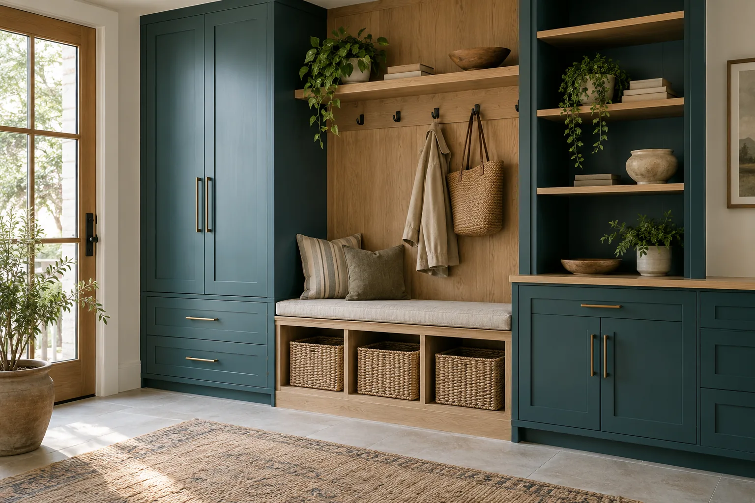 Illustrative cabinetry design concept